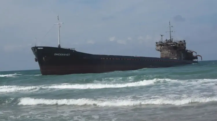 Russian cargo vessel runs aground off Turkey after drone attack; second civilian ship hit in Black Sea