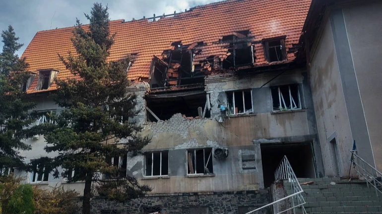 Russian Strike Damages Forest Administration Building in Zaporizhzhia as Attacks on Civilian Infrastructure Continue